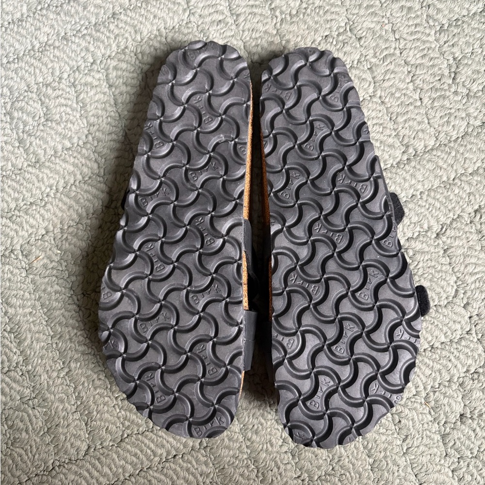 Birkenstock Yao Birko-Flor Black NWOT Sz 39 - Picture 2 of 5